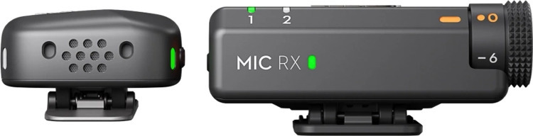 DJI Mic Mini — беспроводной микрофон с одним передатчиком и приёмником, оптимальный выбор для блогеров и видеосъёмки на ходу