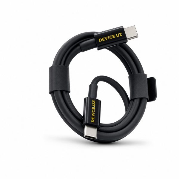 Кабель USB-C для быстрой зарядки DEVICE.UZ 60W силикон 1м