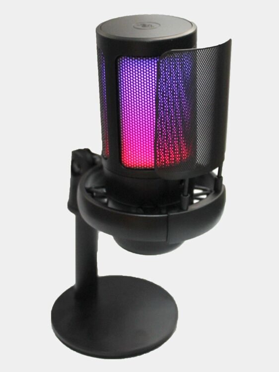 Микрофон для компьютера, игровой, RGB ME6S