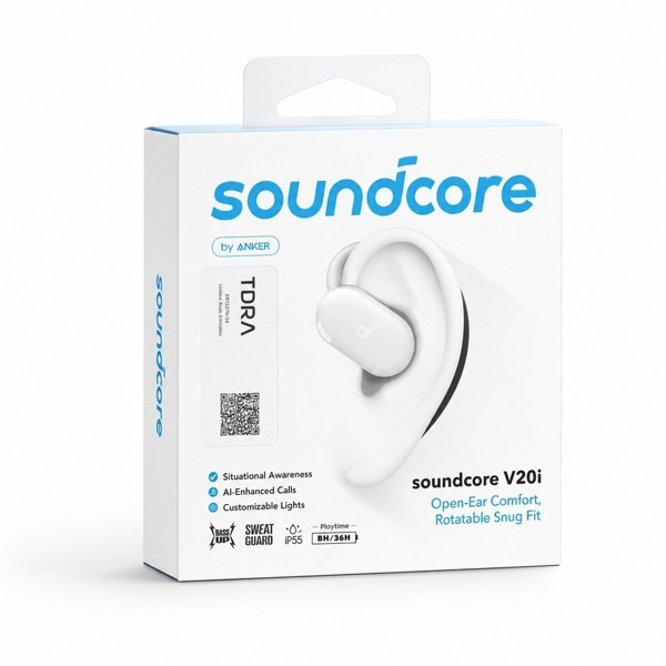 Спортивные наушники Anker Soundcore V20i с комфортной посадкой и LED подсветкой